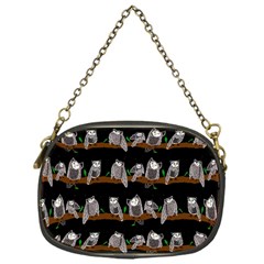 Cute Owl Pattern Chain Purse (one Side) by bloomingvinedesign