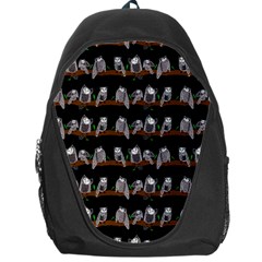 Cute Owl Pattern Backpack Bag by bloomingvinedesign