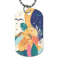 Tropical Pattern Dog Tag (two Sides) by Valentinaart