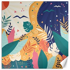 Tropical Pattern Canvas 20  X 20  by Valentinaart