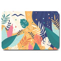 Tropical Pattern Large Doormat  by Valentinaart