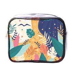 Tropical Pattern Mini Toiletries Bag (one Side) by Valentinaart