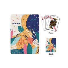 Tropical Pattern Playing Cards Single Design (mini) by Valentinaart