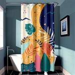 Tropical pattern Shower Curtain 36  x 72  (Stall)  Curtain(36 X72 ) - 33.26 x66.24  Curtain(36 X72 )