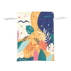 Tropical Pattern Lightweight Drawstring Pouch (s) by Valentinaart