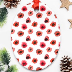 Poppies Ornament (oval) by scharamo