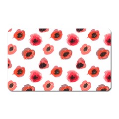 Poppies Magnet (rectangular) by scharamo