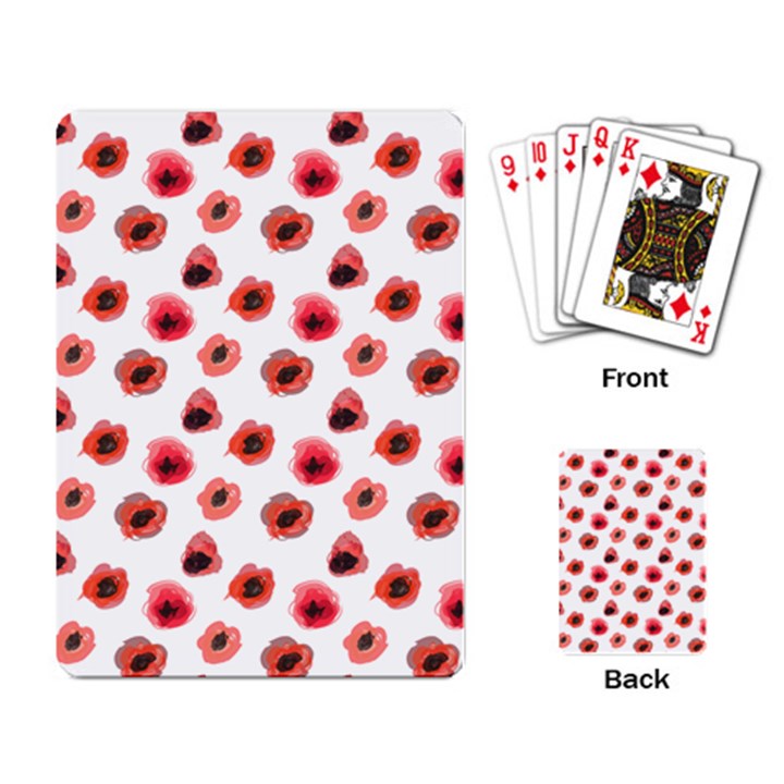 poppies Playing Cards Single Design (Rectangle)