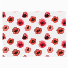 Poppies Large Glasses Cloth (2 Sides) by scharamo