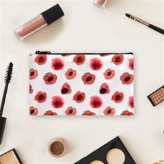 Poppies Cosmetic Bag (small) by scharamo