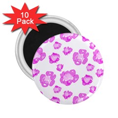 Pink flower 2.25  Magnets (10 pack) 