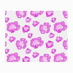 Pink flower Small Glasses Cloth (2 Sides)