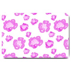 Pink flower Large Doormat 