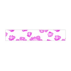 Pink flower Flano Scarf (Mini)