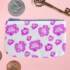 Pink flower Large Coin Purse