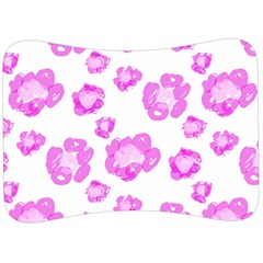 Pink flower Velour Seat Head Rest Cushion