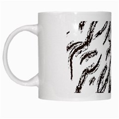 Zebra White Mugs by scharamo