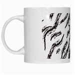 Zebra White Mugs Left