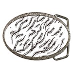 Zebra Belt Buckles Front