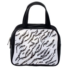 Zebra Classic Handbag (one Side) by scharamo