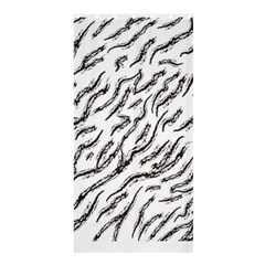 Zebra Shower Curtain 36  X 72  (stall)  by scharamo