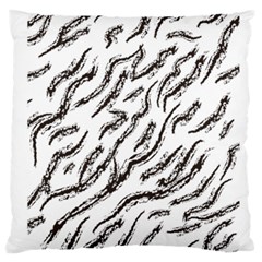 Zebra Standard Flano Cushion Case (one Side) by scharamo