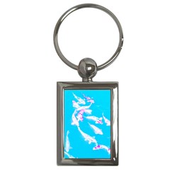 Koi Carp Scape Key Chain (rectangle) by essentialimage