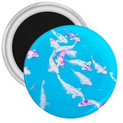 Koi Carp Scape 3  Magnets by essentialimage