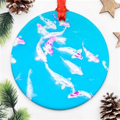 Koi Carp Scape Ornament (round) by essentialimage