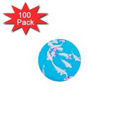 Koi Carp Scape 1  Mini Buttons (100 Pack)  by essentialimage