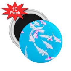 Koi Carp Scape 2 25  Magnets (10 Pack)  by essentialimage