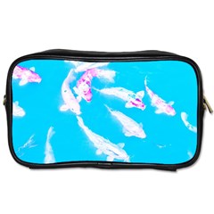 Koi Carp Scape Toiletries Bag (two Sides) by essentialimage