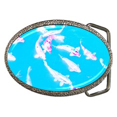 Koi Carp Scape Belt Buckles