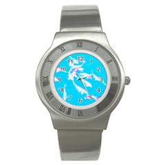 Koi Carp Scape Stainless Steel Watch by essentialimage