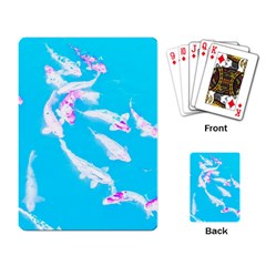 Koi Carp Scape Playing Cards Single Design (rectangle) by essentialimage