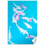 Koi Carp Scape Canvas 24  x 36  23.35 x34.74  Canvas - 1