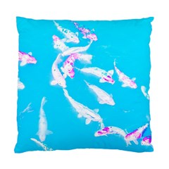 Koi Carp Scape Standard Cushion Case (one Side) by essentialimage