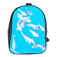 Koi Carp Scape School Bag (large) by essentialimage