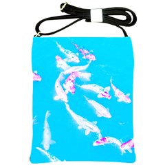 Koi Carp Scape Shoulder Sling Bag by essentialimage