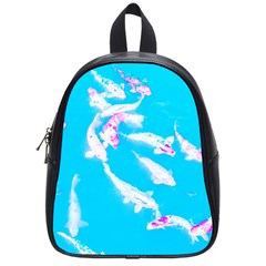 Koi Carp Scape School Bag (small) by essentialimage