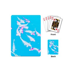 Koi Carp Scape Playing Cards Single Design (mini) by essentialimage