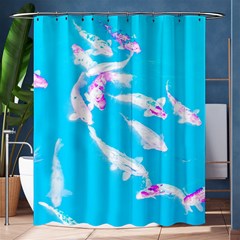 Koi Carp Scape Shower Curtain 60  X 72  (medium)  by essentialimage