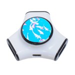 Koi Carp Scape 3-Port USB Hub Front