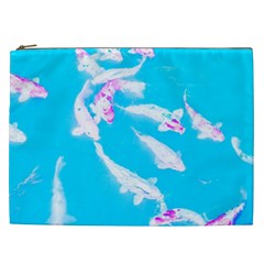 Koi Carp Scape Cosmetic Bag (xxl) by essentialimage