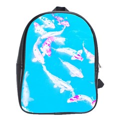 Koi Carp Scape School Bag (xl) by essentialimage