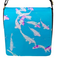 Koi Carp Scape Flap Closure Messenger Bag (s) by essentialimage