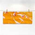 Koi Carp Scape Hand Towel Front