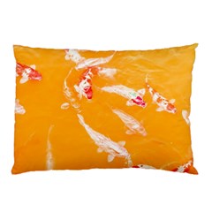 Koi Carp Scape Pillow Case by essentialimage