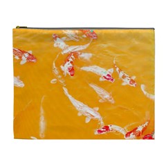 Koi Carp Scape Cosmetic Bag (xl) by essentialimage