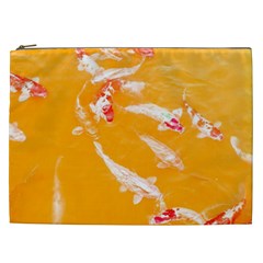 Koi Carp Scape Cosmetic Bag (xxl) by essentialimage